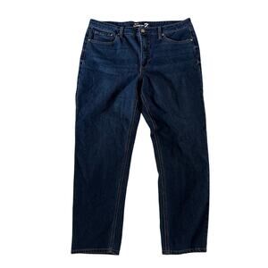 Seven 7 High Rise Slim Straight Jeans Plus Size 16